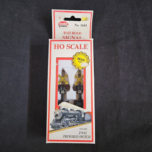 Model Power Railroad Signal Ho Scale 2 Way Prewired Switch Opened Box - Picture 1 of 5